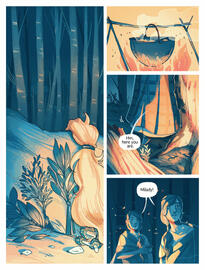 Sample page from chapter 3 of my original comic The Ocean Soul.