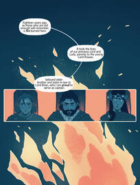 Sample page from chapter 3 of my original comic, The Ocean Soul